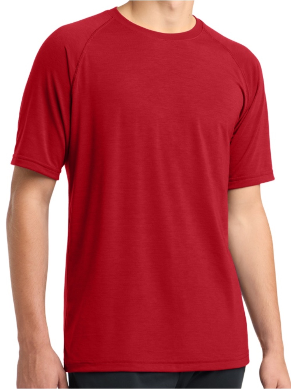 Men's  tek gear Red Active Short Sleeve Tee